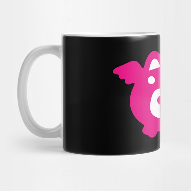 Pink Flying Pig by XOOXOO